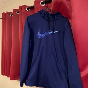 Nike Men's Blue Hoodie large